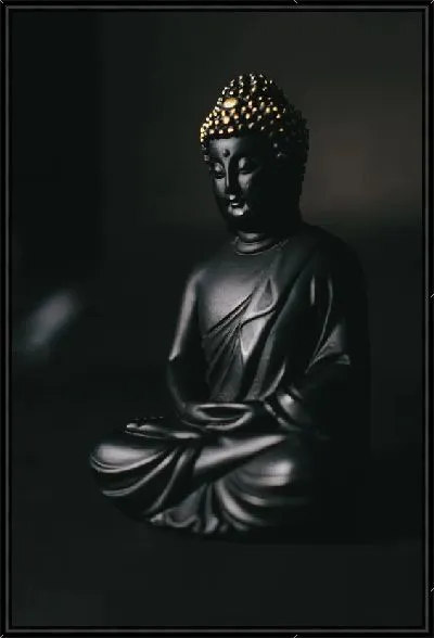 Картина Черный Будда