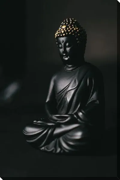 Постер Черный Будда