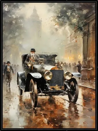 Картина Винтажный Мерседес №10
