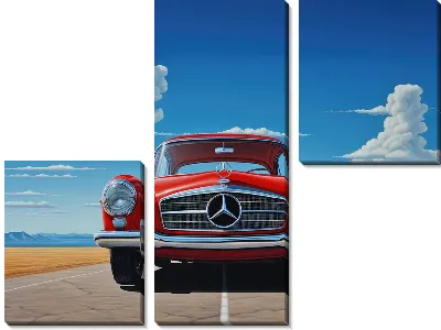 Модульная картина Mercedes №17