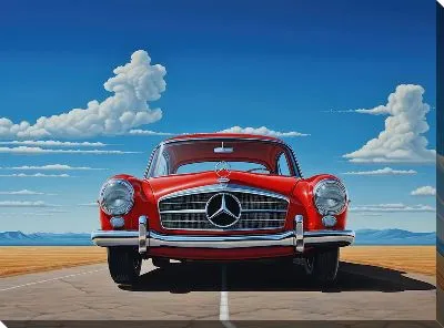 Картина маслом Mercedes №17