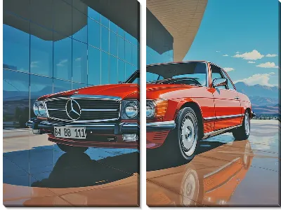 Модульная картина Mercedes №18