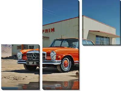 Модульная картина Mercedes №20