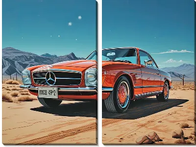 Модульная картина Mercedes №21