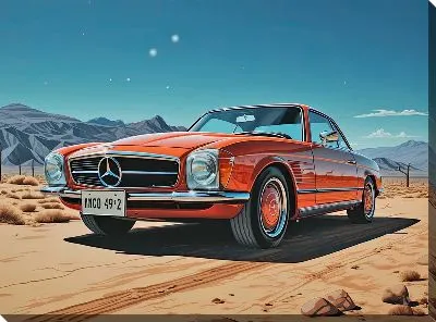 Картина маслом Mercedes №21
