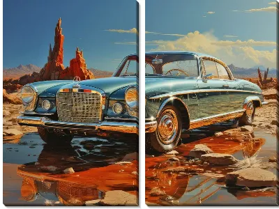 Модульная картина Mercedes №22