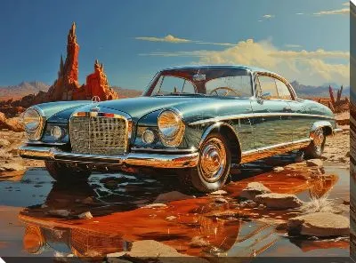 Картина маслом Mercedes №22