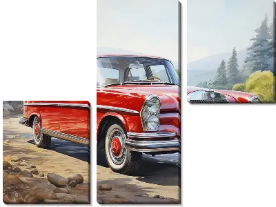 Модульная картина Mercedes №23