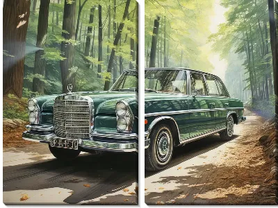 Модульная картина Mercedes №25