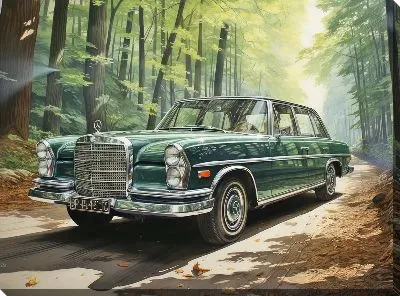 Картина маслом Mercedes №25