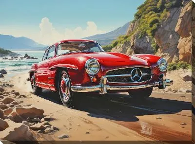 Картина маслом Mercedes №27