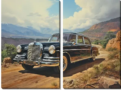 Модульная картина Mercedes №30