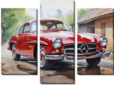 Модульная картина Mercedes №33
