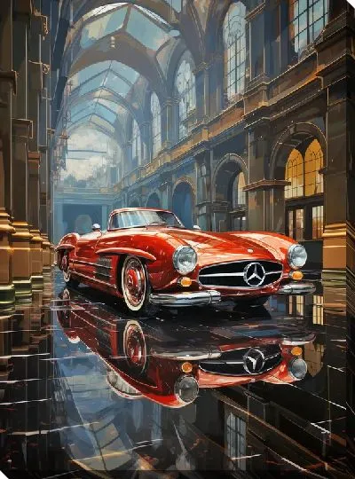 Картина маслом Mercedes №55