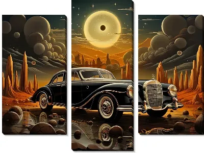 Модульная картина Mercedes №551