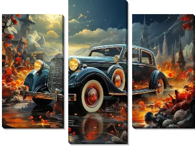 Модульная картина Mercedes №57