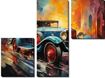 Модульная картина Mercedes №59