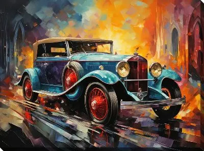 Картина маслом Mercedes №59