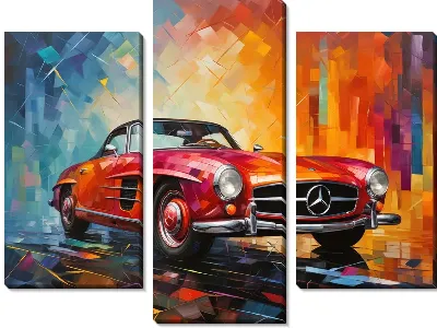 Модульная картина Mercedes №60