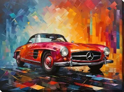 Картина маслом Mercedes №60