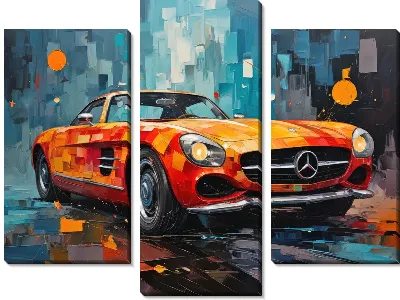 Модульная картина Mercedes №61