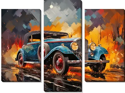 Модульная картина Mercedes №63