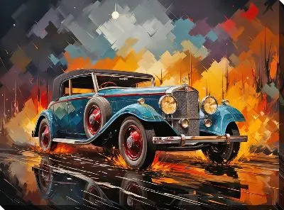 Картина маслом Mercedes №63