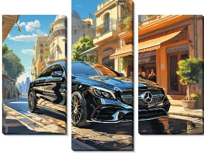 Модульная картина Mercedes №67