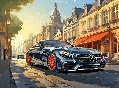 Плакат Mercedes №70