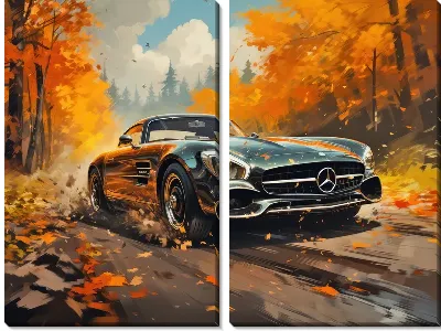 Модульная картина Mercedes №81