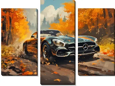 Модульная картина Mercedes №81