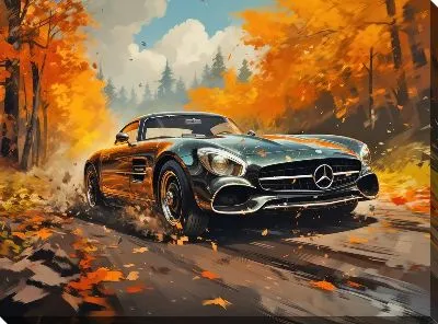 Картина маслом Mercedes №81