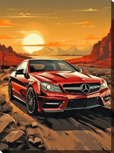 Картина маслом Мерседес №111