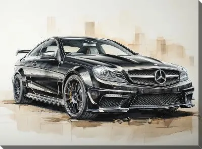 Картина маслом Мерседес №115