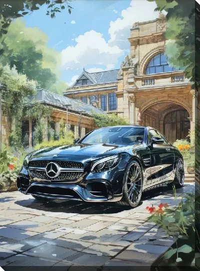Картина маслом Мерседес №116