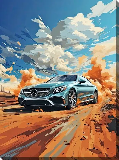 Картина маслом Мерседес №119