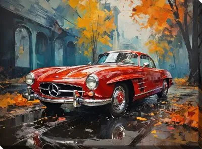 Картина маслом Мерседес №125