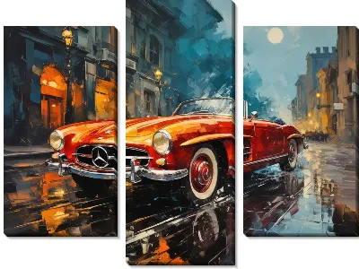 Модульная картина Мерседес №129