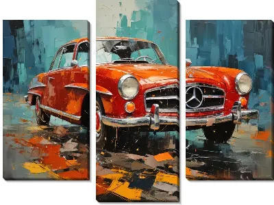Модульная картина Mercedes №130