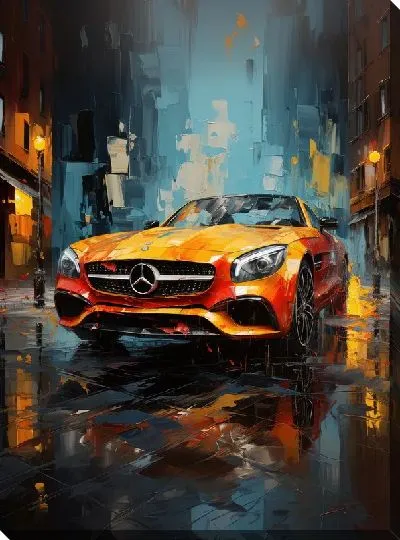 Картина маслом Mercedes №132