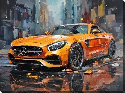 Картина маслом Mercedes №133