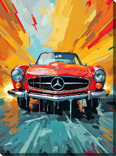 Картина маслом Mercedes №141