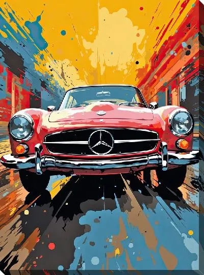 Картина маслом Mercedes №153