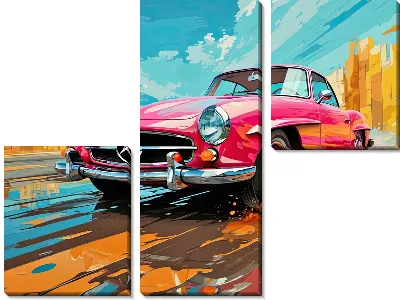 Модульная картина Mercedes №156