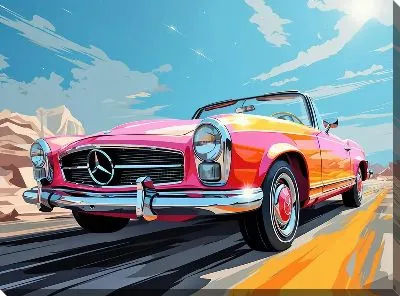 Картина маслом Mercedes №158