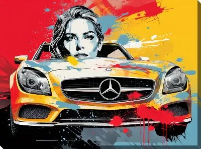 Картина маслом Mercedes №159