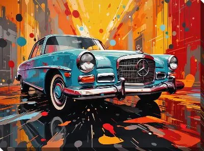 Картина маслом Mercedes №160