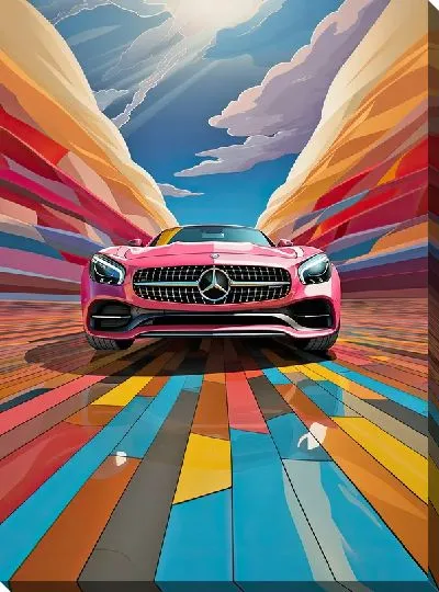 Картина маслом Mercedes №162