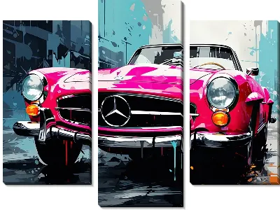 Модульная картина Mercedes №164
