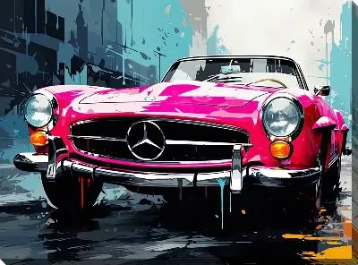 Картина маслом Mercedes №164